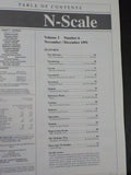 N Scale Magazine 1991 Nov Dec Weathering Trucks and couplers Garage and market