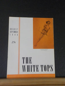 White Tops Circus Magazine 1940 August September Reads Circus Story During Air R