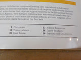 Santa Fe Southern Pacific Corporation Fact Book 1984 Historsical Statistical Fin
