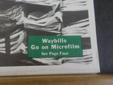 Penn Central Post Employee Magazine 1974 July-August Waybills go on microfilm
