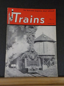 Trains Magazine 1950 September L&N #1985 UP shuttles 2400 cars a day Hump yard N