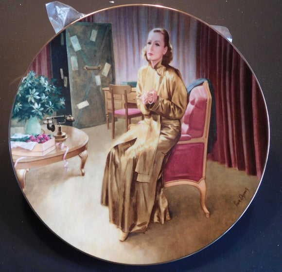 Plate Greta Garbo as Grusinskaya in Grand Hotel by Thomas Phillip James  f0242