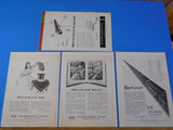 Ads Southern Railway System Lot #26 Advertisements from various magazines (10)