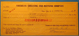 Check American Smelting and Refining Co Check 1958 Oct 21 Lehigh Valley
