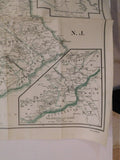 Map Pennsylvania Showing Post Offices 1933 w Railroads, Electic Rr, RR stations