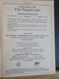Pocket List of Railroad Officials #318 1974 2nd quarter