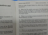 Great Railway Quiz by Christopher Hughes Hard Cover 1984 132 Pages