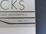 Wheel Clicks 1971 May Pacific Railroad Society Amtrak Intercity Railroad Passeng