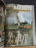 History of Railways Vol 2 Parts 25-48 w index     Bound Volume Blue