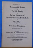 Association of American Railroads Pamphlet #38 1965 Bureau of Explosives