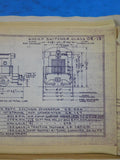 Reading Company Locomotive Diagrams Approx 29 Switching passenger Rail Car oco