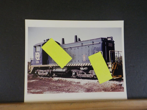 Photo Florida East Coast Locomotive #233 8X10 Color FEC