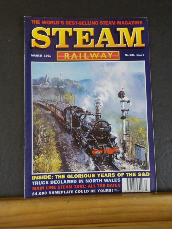 Steam Railway #131 1991 March S&D glorious years North Wales truce
