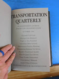 Transportation Quarterly By Brian Cudahy Volume 38 1984