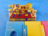 Jaycees Pennsylvania Pittsburgh Panther & Penn State Lion boxing pin