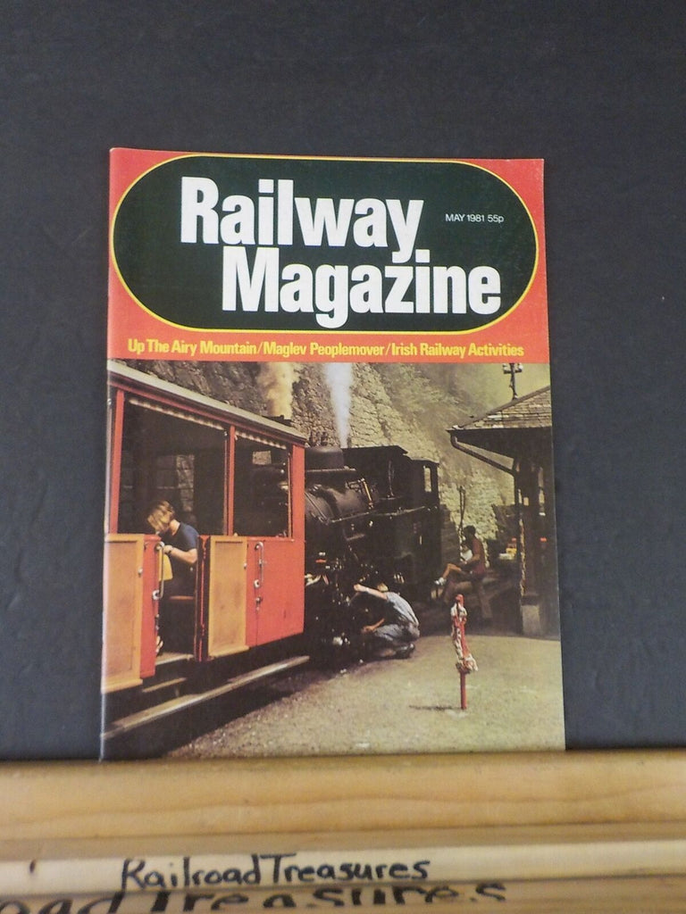 Maglev 554 Railway Magazine 1981 May Up the Airy Mountain Maglev Peoplemover Iris ...