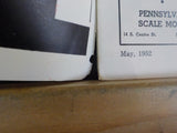 Model Trains 1952 May HO Scale Chlorine gas tank car Deck truss bridge Mantua