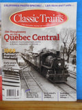 Classic Trains 2018 Winter Quebec Central Burl trains at Billings