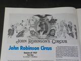 Bandwagon 1986 May June Circus Magazine John Robinson 1927 season Stowe Bros Cir