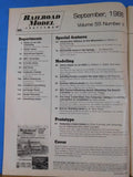 Railroad Model Craftsman Magazine 1986 September Scenery without plaster SF Zebr