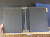 Model Railroader Magazine Binders 5 approx 3 inch binders with rods Blue USED
