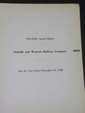 Norfolk and Western Railway Annual Report 53rd Year ended December 31 1948  MAP