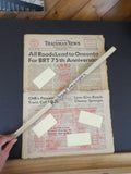 Trainman News1958 September 22  Vol 12 NO 38 Newspaper  Damage