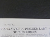 White Tops Circus Magazine 1941 October November Big Days with the Greatest Show