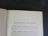 Mining Engineering Vol.7 Railroad Location, construction, Track work