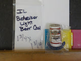 Jaycees Illinois Budweiser Light Beer Can On Dk Blue Ribbon  1982