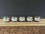 Vintage Normally China 11 pcs 6 saucers & 5 tea cups
