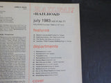 Railfan & Railroad Magazine 1983 July TP&W Charles Kuralt Bostons F10s