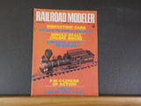 Railroad Modeler 1973 March Inspection cars Single stall engine house Logging la