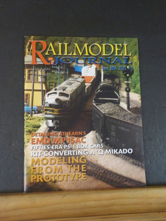 RailModel Journal 2006 June Detailing Athearn’s EMD MP15AC