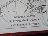 Southern Pacific San Antonio Division 1969 Track Chart & Alignment Book