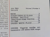 Electric Transit Journal 1962 July  MTA  N&W