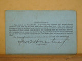 Pass Pennsylvania Railroad Annual Employee Pass 1926 #BE161