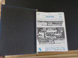 Model Railroader Magazine Complete year in MR blue binders 1976   12 issues