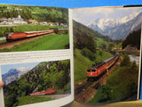 Les Grands Trains Des Alpes Dust Jacket 1982  115 pages