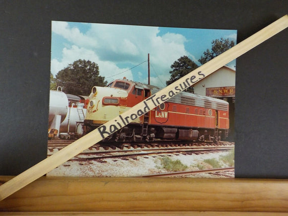 Photo L&NW Locomotive #47 Gibsland LA 1978  Louisiana and North West 8X10 Color