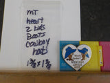 Jaycees Montana Heart 2 Kids In Boot & Large Blue Hats Howdy Partner Kids    PIN