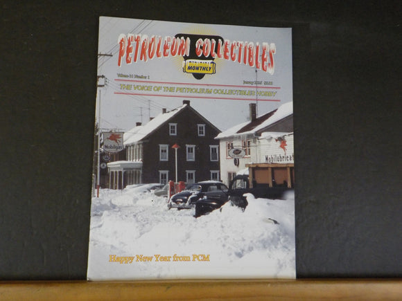 Petroleum Collectibles Monthly 2025 January Happy New Year from PCM Tank Car to