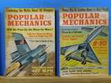 Popular Mechanics Magazine Lot of (6) Issues 1963
