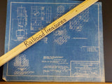 Blueprint PRR Passenger Cars, Trucks, Filler Plate for Pedestal Tie Bolt and Det