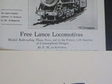 Model Railroader Magazine 1936 August Freelance locomotives Street car plans C&N
