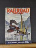 Railroad Magazine 1945 December W&A Lima Liberation traction State owned RR