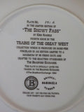 Plate Trains of the Great West The Snowy Pass #191A COA B&O steam Loco P1758