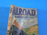 Railroad Magazine 1945 Aug 4-8-4 N&W Jesse James Gold T
