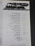 Live Steam Magazine 1976 January 4' scale Case Phoenix og hauler Shay PRR
