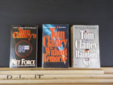 Tom Clancy Lot of 3 paperbacks Rainbox Six Net Force Without Remorse